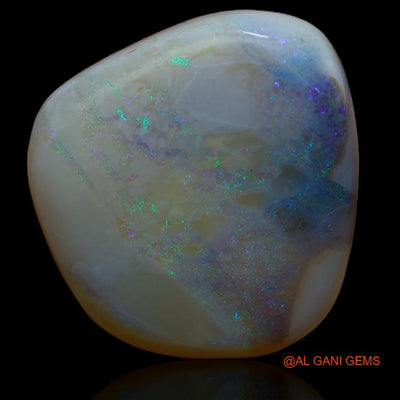 Natural Untreated Fire Opal Loose Gemstone Oval Cabochon From Australia 34.90 Cts 25x24x8 mm A-161
