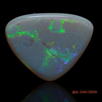Natural Fire Opal Gemstone 30.00 Cts Loose Oval Cabochon From Australia 33x26x5 mm A-165