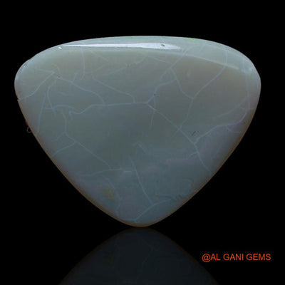 Natural Fire Opal Gemstone 30.00 Cts Loose Oval Cabochon From Australia 33x26x5 mm A-165