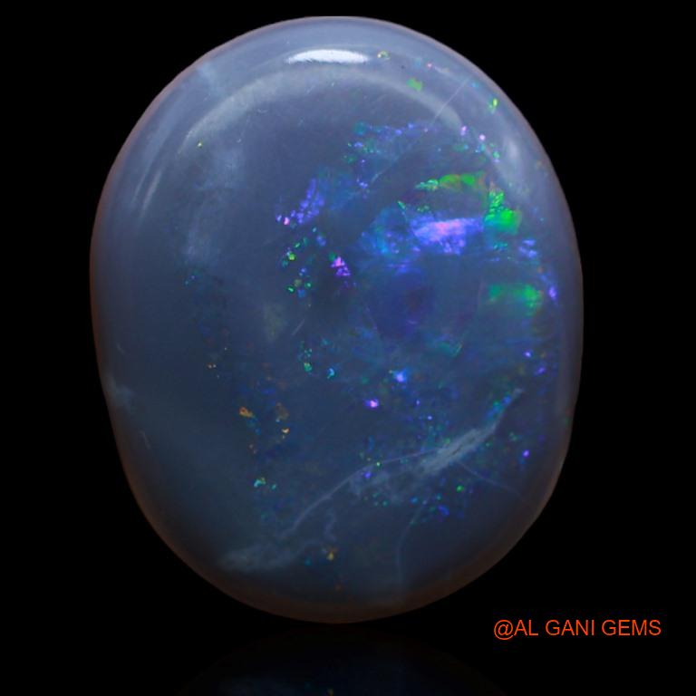 9.00 Cts Natural Australian Fire Opal Loose Gemstone Oval Cabochon 18x15x5 mm A-167