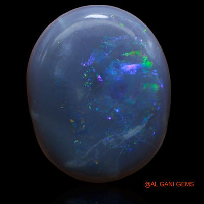9.00 Cts Natural Australian Fire Opal Loose Gemstone Oval Cabochon 18x15x5 mm A-167