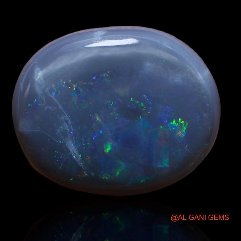9.00 Cts Natural Australian Fire Opal Loose Gemstone Oval Cabochon 18x15x5 mm A-167