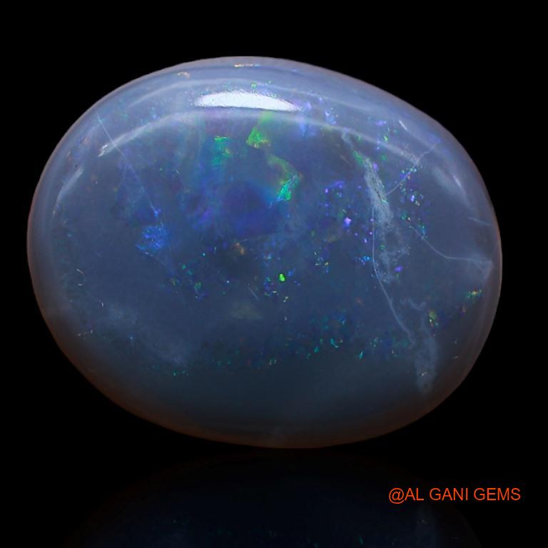 9.00 Cts Natural Australian Fire Opal Loose Gemstone Oval Cabochon 18x15x5 mm A-167