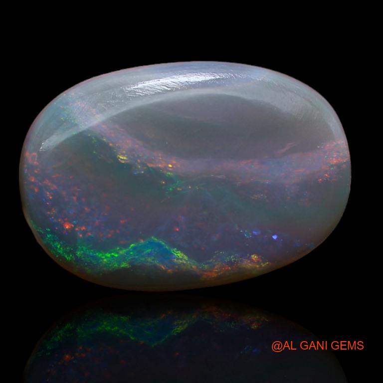 13.00 Cts Natural Australian Fire Opal Loose Gemstone Oval Cabochon 19x13x7 mm A-168