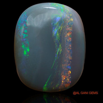 Natural Untreated Fire Opal Loose Gemstone Oval Cabochon From Australia 12.00 Cts 18x14x6 mm A-169