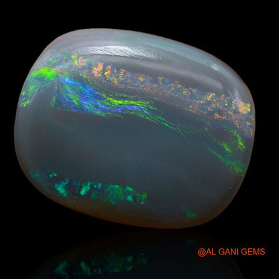Natural Untreated Fire Opal Loose Gemstone Oval Cabochon From Australia 12.00 Cts 18x14x6 mm A-169