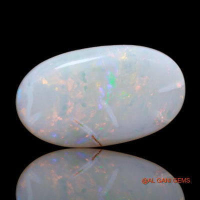 8.45 Cts Natural Australian Fire Opal Fancy Cabochon Loose Gemstone For Jewelry 20x18x5 mm A-16