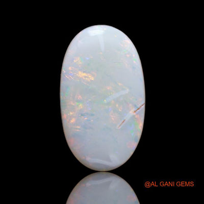 8.45 Cts Natural Australian Fire Opal Fancy Cabochon Loose Gemstone For Jewelry 20x18x5 mm A-16