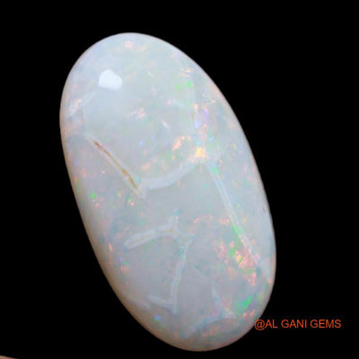 8.45 Cts Natural Australian Fire Opal Fancy Cabochon Loose Gemstone For Jewelry 20x18x5 mm A-16