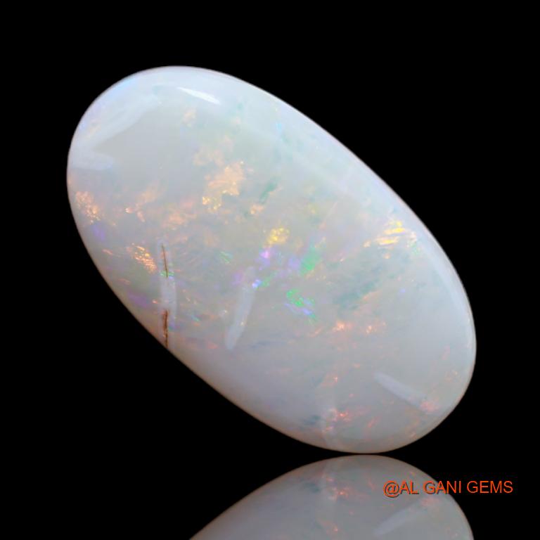 8.45 Cts Natural Australian Fire Opal Fancy Cabochon Loose Gemstone For Jewelry 20x18x5 mm A-16