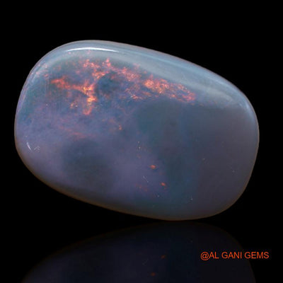 Natural Untreated Fire Opal Loose Gemstone Oval Cabochon From Australia 12.00 Cts 18x12x6 mm A-170