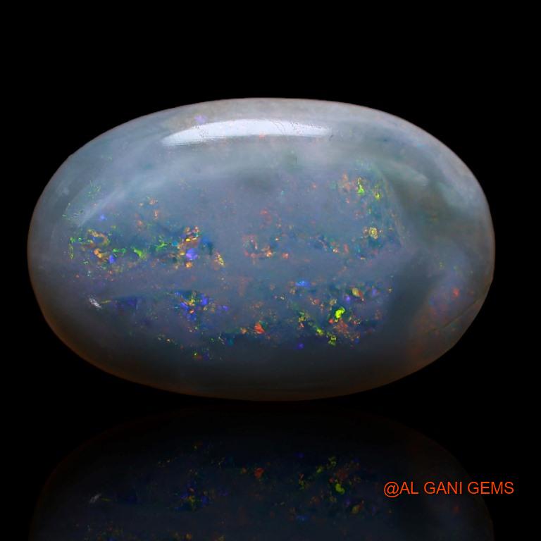 12.00 Cts Natural Australian Fire Opal Loose Gemstone Oval Cabochon 20x13x6 mm A-172