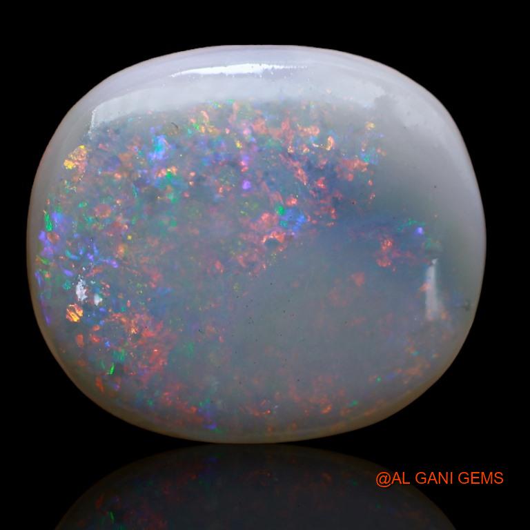 13.00 Cts Natural Australian Fire Opal Loose Gemstone Oval Cabochon 20x17x5 mm A-173