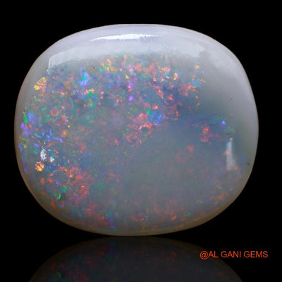 13.00 Cts Natural Australian Fire Opal Loose Gemstone Oval Cabochon 20x17x5 mm A-173