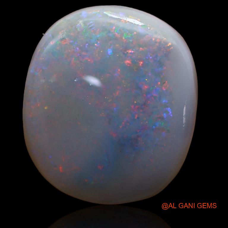 13.00 Cts Natural Australian Fire Opal Loose Gemstone Oval Cabochon 20x17x5 mm A-173