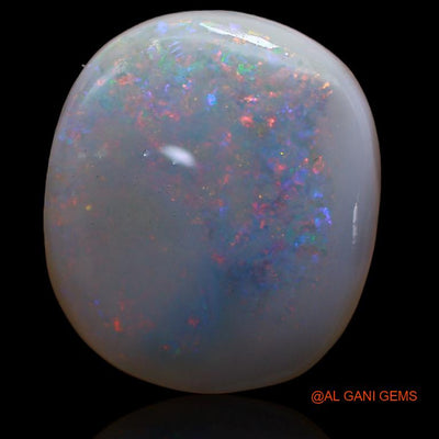 13.00 Cts Natural Australian Fire Opal Loose Gemstone Oval Cabochon 20x17x5 mm A-173