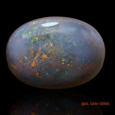 10.00 Cts Natural Australian Fire Opal Loose Gemstone Oval Cabochon 19x14x6 mm A-175