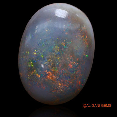 10.00 Cts Natural Australian Fire Opal Loose Gemstone Oval Cabochon 19x14x6 mm A-175