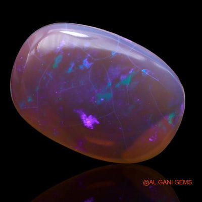 14.65 Cts Natural Australian Fire Opal Loose Gemstone Oval Cabochon 21x15x6 mm A-176