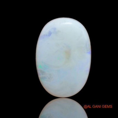 Natural Fire Opal Gemstone 12.95 Cts Loose Fancy Cabochon From Australia 21x14x5 mm A-17