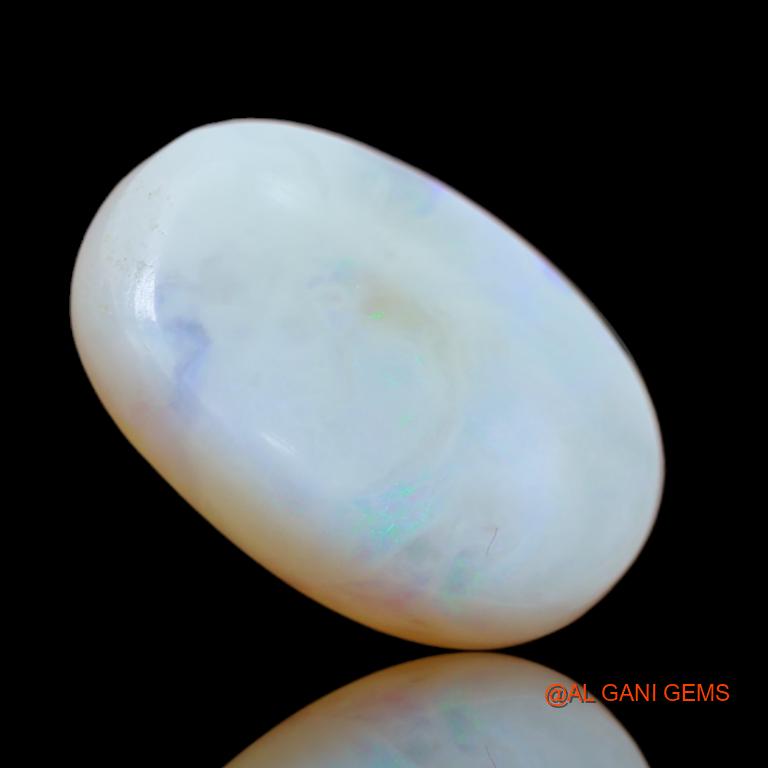 Natural Fire Opal Gemstone 12.95 Cts Loose Fancy Cabochon From Australia 21x14x5 mm A-17