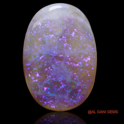 37.00 Cts Natural Australian Fire Opal Loose Gemstone Oval Cabochon 29x20x8 mm A-181