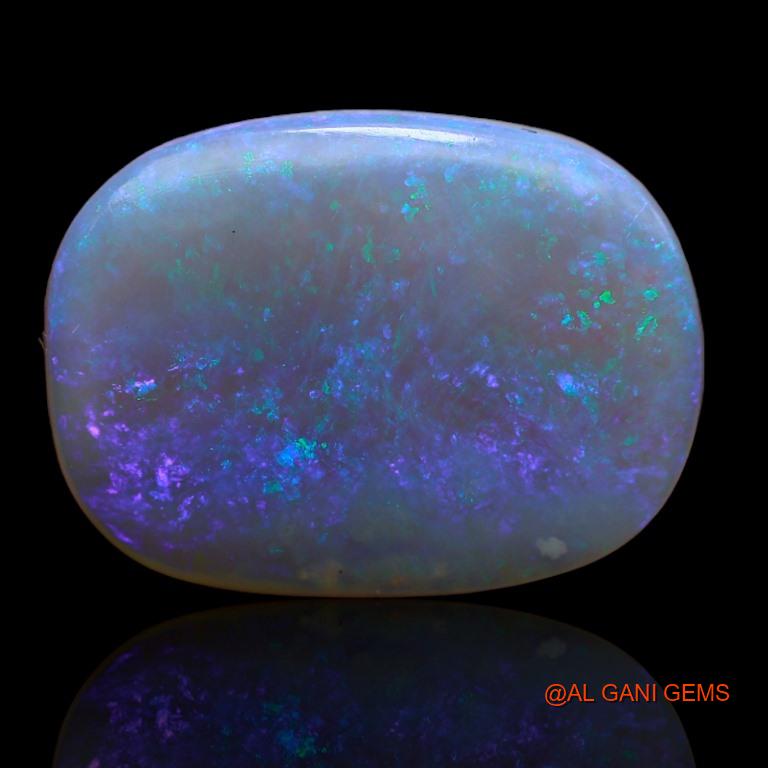 16.85 Cts Natural Australian Fire Opal Loose Gemstone Oval Cabochon 20x15x2 mm A-183