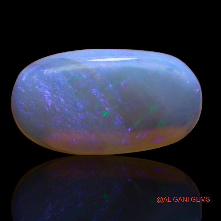 13.25 Cts Natural Australian Fire Opal Loose Gemstone Oval Cabochon 24x13x2 mm A-184