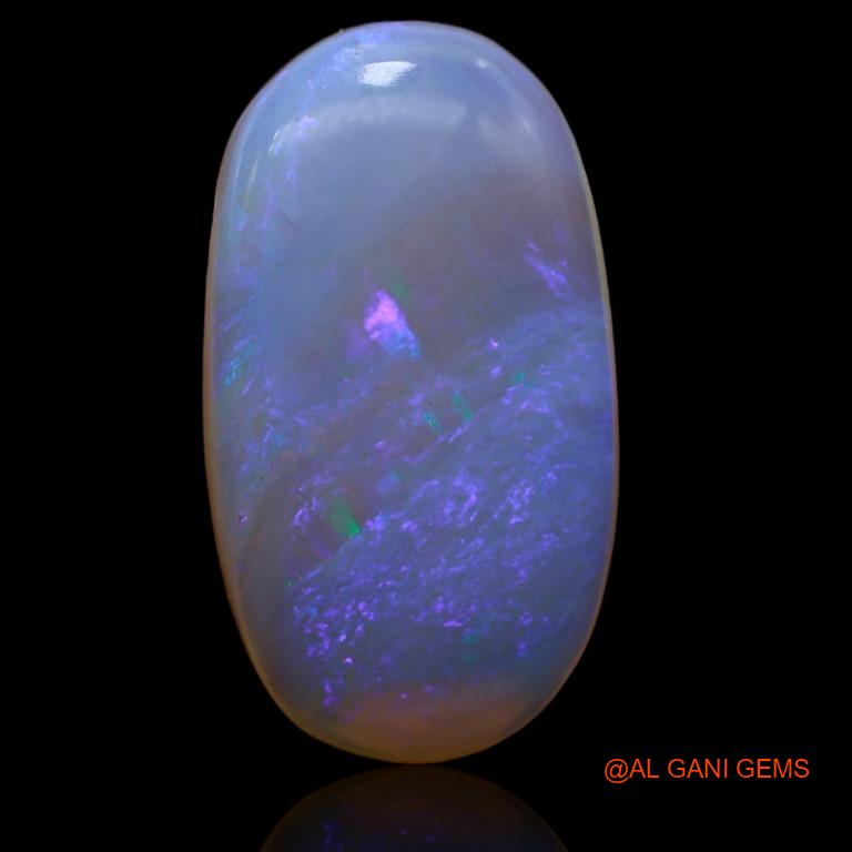13.25 Cts Natural Australian Fire Opal Loose Gemstone Oval Cabochon 24x13x2 mm A-184