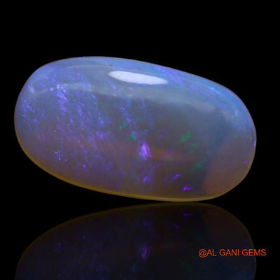 13.25 Cts Natural Australian Fire Opal Loose Gemstone Oval Cabochon 24x13x2 mm A-184