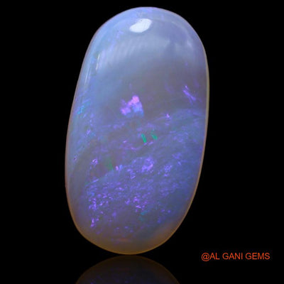 13.25 Cts Natural Australian Fire Opal Loose Gemstone Oval Cabochon 24x13x2 mm A-184