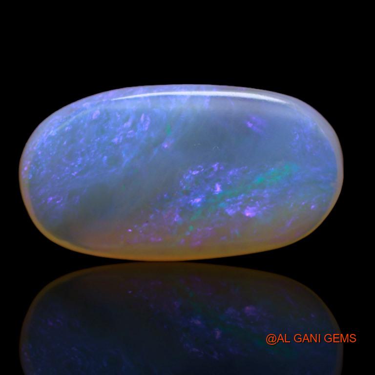 13.25 Cts Natural Australian Fire Opal Loose Gemstone Oval Cabochon 24x13x2 mm A-184