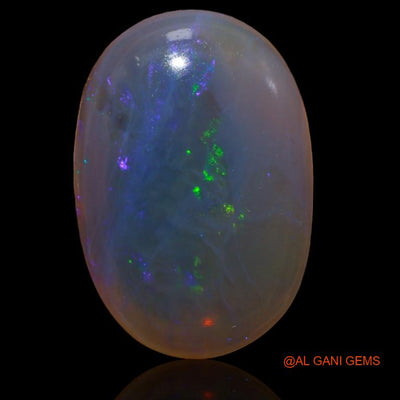 22.35 Cts Unheated Australian Fire Opal Loose Gemstone Oval Cabochon Natural 24x16x7 mm A-185