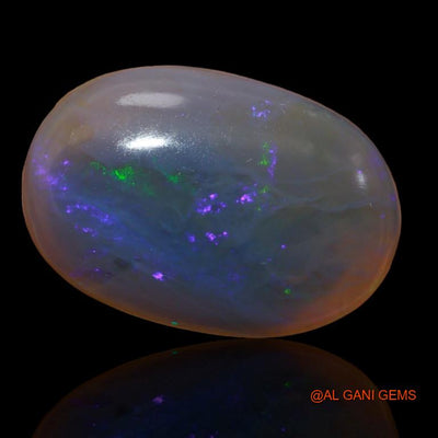 22.35 Cts Unheated Australian Fire Opal Loose Gemstone Oval Cabochon Natural 24x16x7 mm A-185
