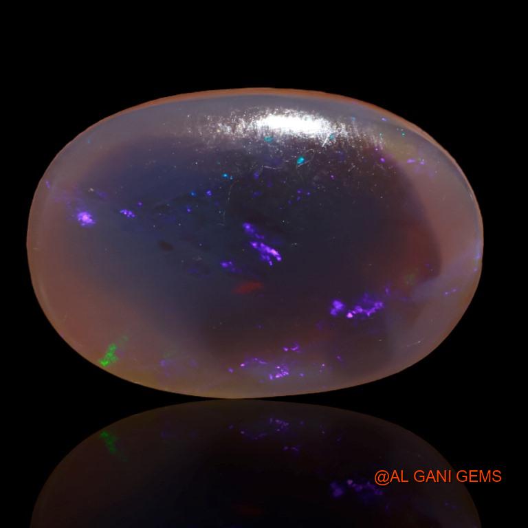 22.35 Cts Unheated Australian Fire Opal Loose Gemstone Oval Cabochon Natural 24x16x7 mm A-185