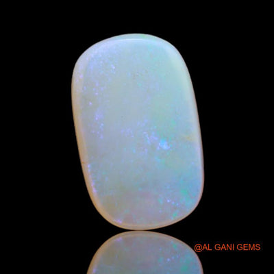 6.05 Cts Unheated Australian Fire Opal Loose Gemstone Oval Cabochon Natural 16x10x5 mm A-18