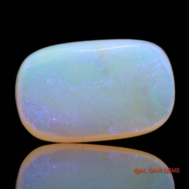 6.05 Cts Unheated Australian Fire Opal Loose Gemstone Oval Cabochon Natural 16x10x5 mm A-18