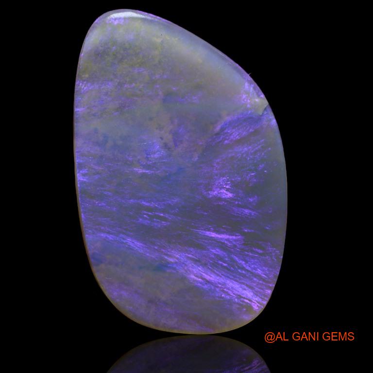 18.50 Cts Natural Australian Fire Opal Loose Gemstone Fancy Cabochon 29x18x5 mm A-190