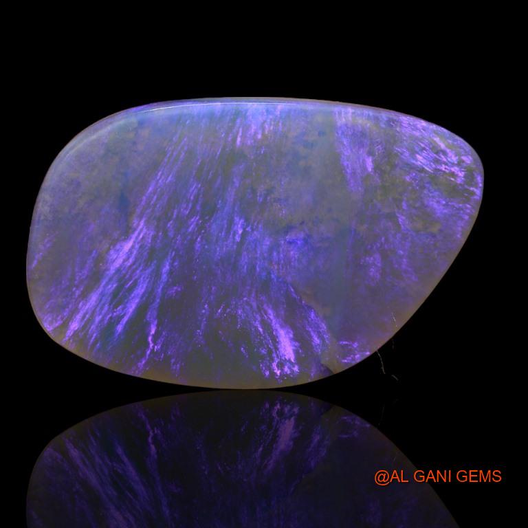 18.50 Cts Natural Australian Fire Opal Loose Gemstone Fancy Cabochon 29x18x5 mm A-190