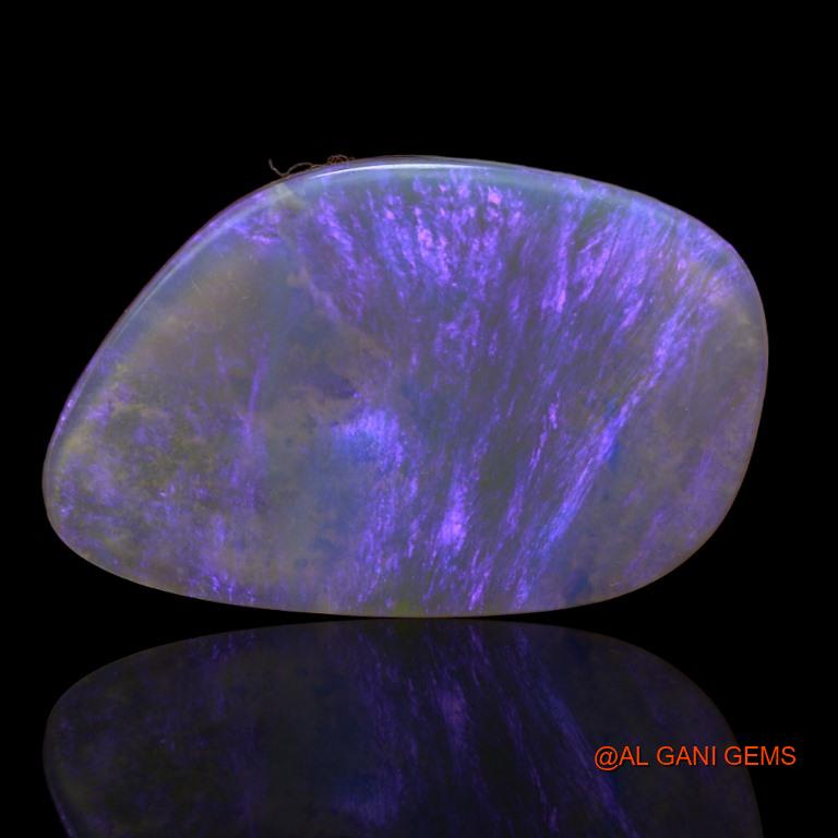 18.50 Cts Natural Australian Fire Opal Loose Gemstone Fancy Cabochon 29x18x5 mm A-190
