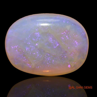 22.55 Cts Natural Australian Fire Opal Loose Gemstone Oval Cabochon 22x17x8 mm A-192
