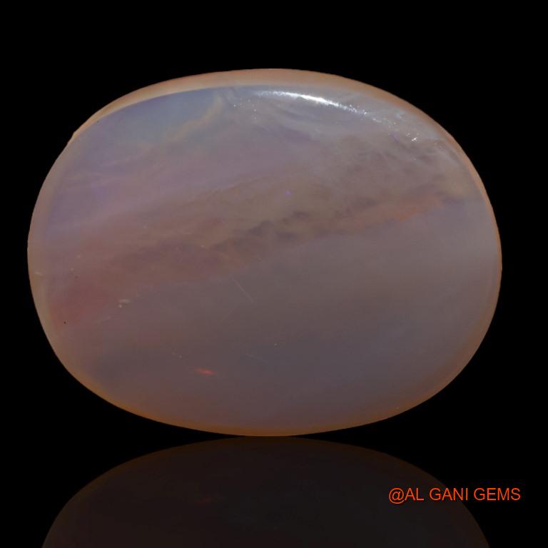 Natural Fire Opal Gemstone 26.50 Cts Loose Oval Cabochon From Australia 26x21x6 mm A-196