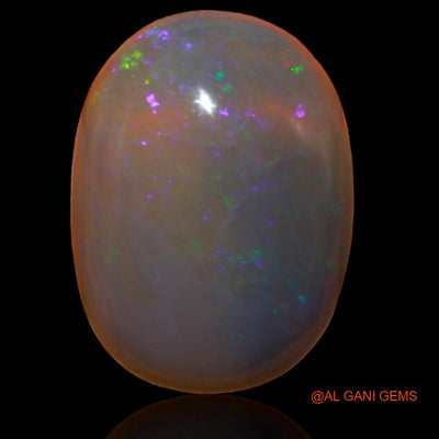 37.85 Cts Unheated Australian Fire Opal Loose Gemstone Oval Cabochon Natural 28x21x9 mm A-197