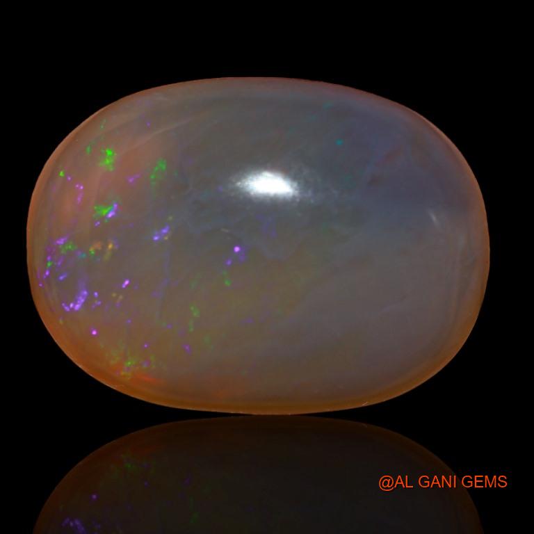 37.85 Cts Unheated Australian Fire Opal Loose Gemstone Oval Cabochon Natural 28x21x9 mm A-197