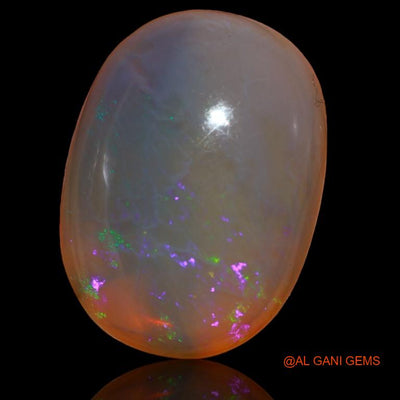 37.85 Cts Unheated Australian Fire Opal Loose Gemstone Oval Cabochon Natural 28x21x9 mm A-197