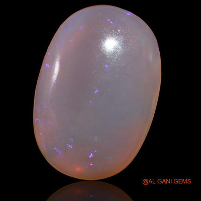 Natural Untreated Fire Opal Loose Gemstone Oval Cabochon From Australia 34.30 Cts 27x19x8 mm A-198