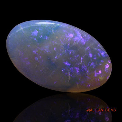 Natural Untreated Fire Opal Loose Gemstone Fancy Cabochon From Australia 19.90 Cts 35x22x4 mm A-199