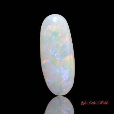 4.05 Cts Unheated Australian Fire Opal Loose Gemstone Oval Cabochon Natural 19x8x4 mm A-19