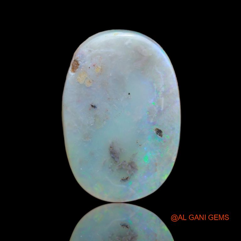 10.00 Cts Natural Australian Fire Opal Loose Gemstone Oval Cabochon 16x13x5 mm A-1