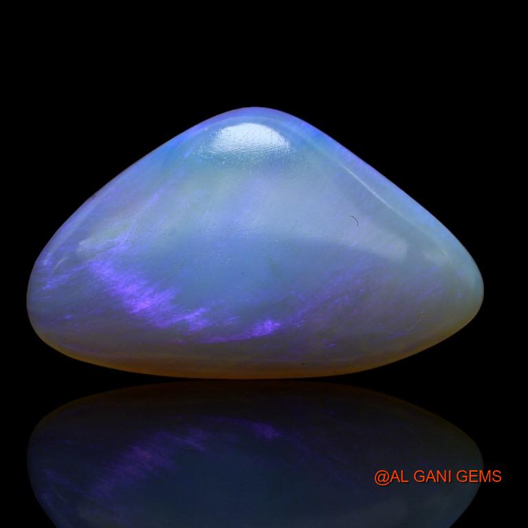 44.65 Cts Natural Australian Fire Opal Fancy Cabochon Loose Gemstone For Jewelry 43x25x7 mm A-200